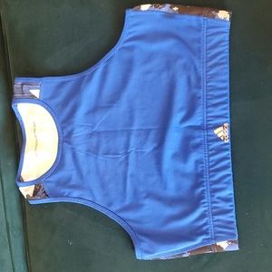 Adidas sports bra/shirt